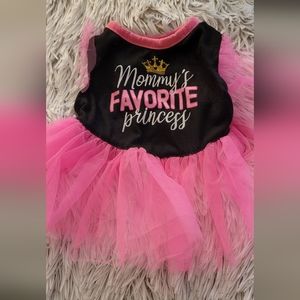 Mommy's favorite princess pink tutu for small dog.
